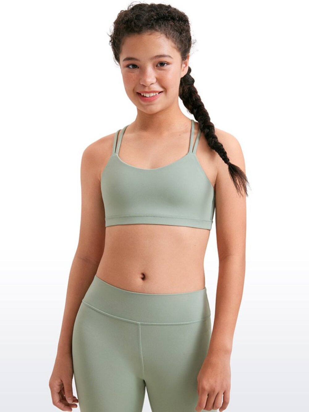 Butterluxe Girls Softness Mold Bras Criss Cross